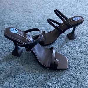 French Connection Black Heels 6 1/2 NIB
